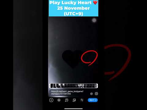 【Heart ❤️Airdrop】25&26 November | Play Luckey Heart | Daily Combo #heart #combo #airdrop #telegram