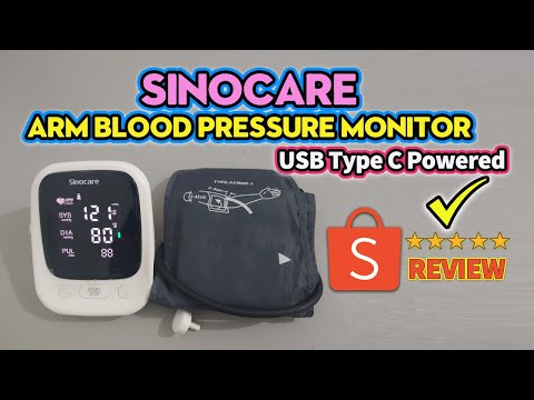 Sinocare Blood Pressure Monitor Upper Arm AES U181 with Voice Function Review