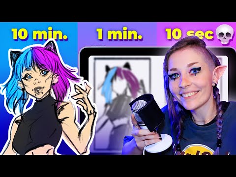 draw with me! 💜 Speed Drawing Challenge 💜