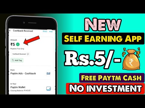 New Earning App Today | Daily Free Paytm Cash Without Investment | Best Self Earning App 2023