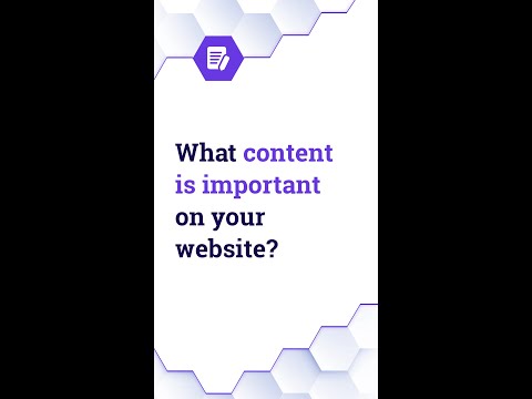 Which type of content is important on your website