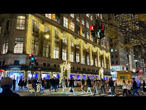 NYC LIVE STREAM - Thanksgiving Preparations In Manhattan On Tuesday Evening (26 November 2024)