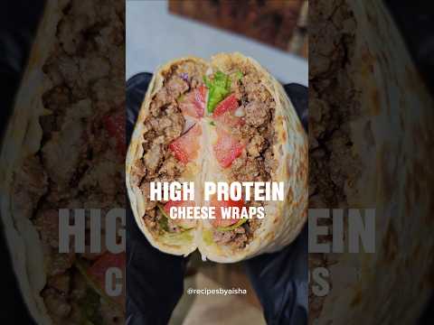 High Protein Cheese Wraps #highprotein #fatloss #mealprep #weightloss #lowcarb #shortsfeed #shorts