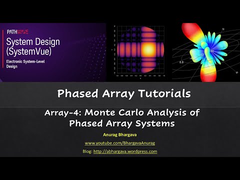 Array-4: Monte Carlo Analysis of Phased Array Systems