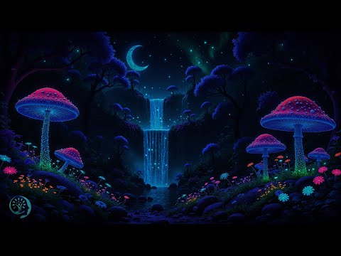 Fall Asleep In Under 3 Minutes - Enchanted Mushroom Forest Ambience, Relaxing Music, Nature Sounds