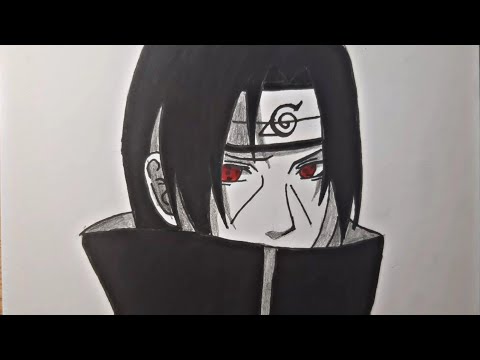 How to Draw Itachi san - Easy Anime Drawing Coloring for Beginner