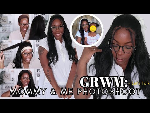 GRWM Wig Install: Mommy & Me "BOW STYLE" on Natural Hair + Let's Talk about Privilege Nadula Hair