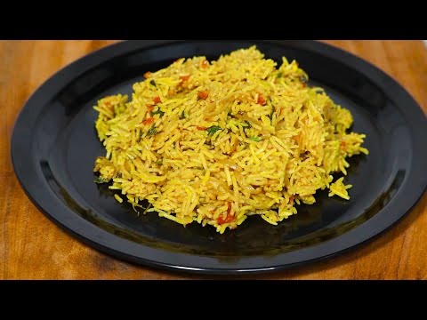 Plain pulao | Simple pulao recipe | Tiffin box recipe | Breakfast recipe | less oil recipe |