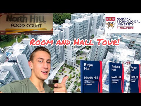 NTU North Hill Binjai Room and Hall Tour + Facilities (Gym, Library, Food Court)