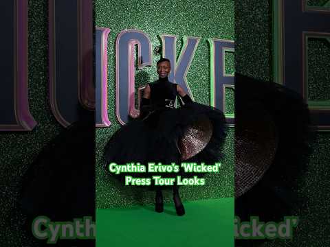 Cynthia Erivo's 'Wicked' Press Tour Looks