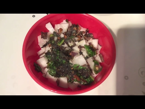 Paleo diet coconut sundal recipe in Tamil