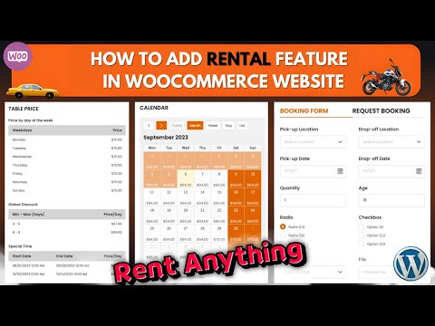 WooCommerce Bookings plugin | Appointment booking | BRW – Booking Rental Plugin WooCommerce