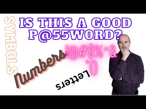 What makes a good password?