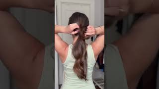 low ponytails😌 #hair #lowponytail #ponytailhairstyle #summerhairstyles #easyhairstyles