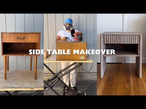 INCREDIBLE Side Table Makeover!