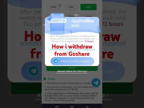 GoShare WhatsApp: How i withdraw from Goshare Website #makerealmoney2025 #earnmoneyonline #gshare