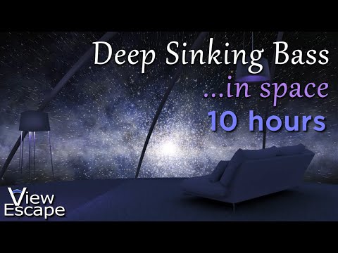 Deep Sinking Sub-Bass... in Space | Multi-layered Noise | Relaxing Sounds of Space Flight | 10 HOURS