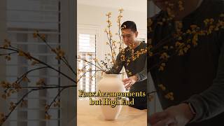 My 3 Tips to Make Faux Arrangements Elegant#homedesign #flowers #interiordesign #home #arrangement