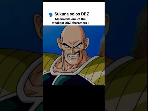 Sukuna solos DBZ