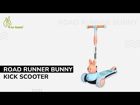 R for Rabbit Road Runner Bunny Scooter For Kids Installation Video