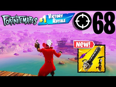 68 Elimination Solo Vs Squads Gameplay "Build / Zero Build" Wins (NEW! FORTNITEMARES PS4 Controller)