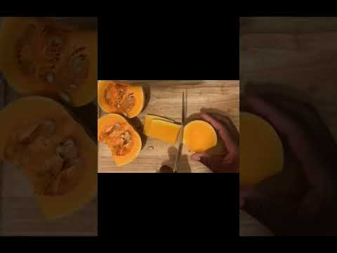 Easy way to cut butternut squash