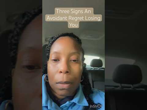 #narcissists THREE SIGNS OF AN AVOIDANT WHO REGRET LOSING YOU