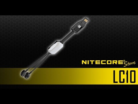 (Discontinued) NITECORE LC10 Magnetic USB Charger/Power Bank, & Mini Light/IMR & Mobile Devices