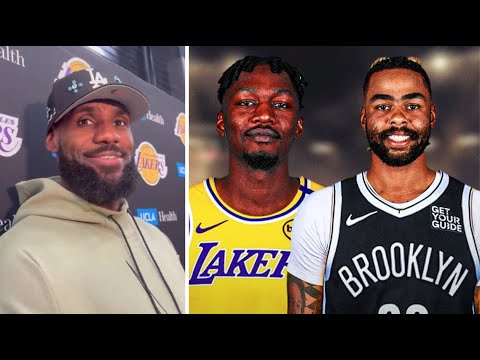 LeBron talks about Lakers trade D'Angelo for Dorian Finney-Smith, 40th birthday, retiring as a Laker