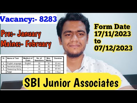 SBI Junior Associates!!  8283 New Vacancies!! know complete Details!!! #ssc #job #sbi