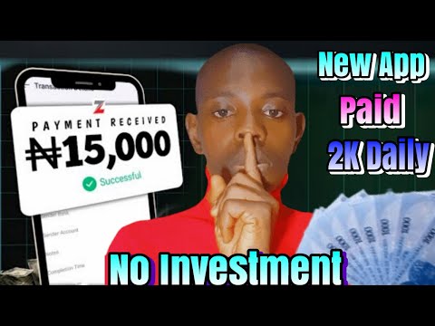 (Best Way To Make Money Online 2024) New Free Site That Paid ₦2000 Daily Without Investments