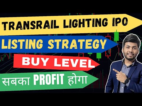 Transrail Lighting IPO Listing Strategy🔥| Profit Strategy | Complete Details | Latest IPO GMP