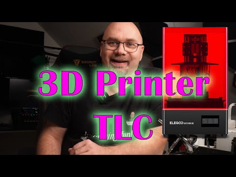 Cleaning 3DPrinter and Changing FEP film - Getting ready for the next Dungeons & Dragons projects