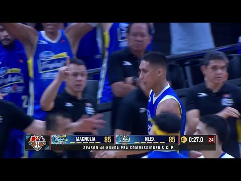 Zavier Lucero CRUCIAL LAYUPS for Magnolia vs. NLEX | PBA SEASON 49 COMMISSIONER’S CUP