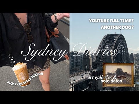 Solo Sydney Trip ☕️🍂 exploring the city, hotel chats, beauty routine & shopping haul 🤍