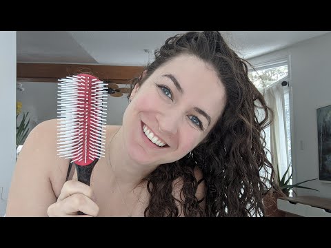 loose curly/wavy hair routine