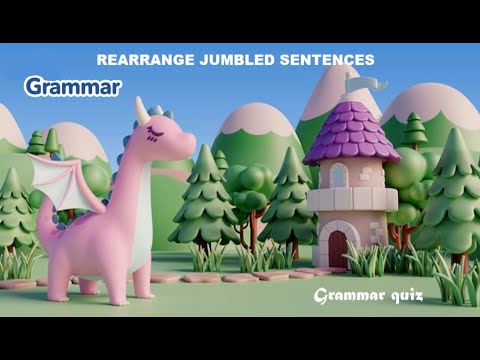 Jolly Grammar | Quiz | Learn sentence Making | Rearrange jumbled words |