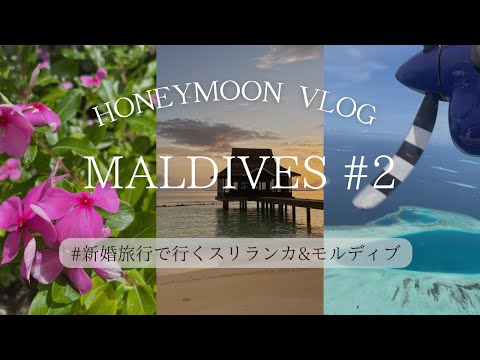 新婚旅行Vlog🩵#3 | スリランカ航空で行くスリランカ🇱🇰&モルディブ🇲🇻ハネムーン　| 憧れの水上コテージ NOVA MALDIVES滞在✨ ｜ モルディブ編②