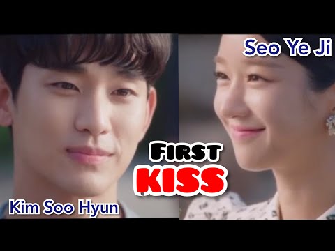 Seo Ye Ji blushed when Kim Soo Hyun Kiss her for the first Time😍 It's okay to not be okay