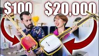 $100 vs $20,000 Japanese Shamisen | Can You Hear The Difference?