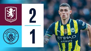 HIGHLIGHTS | ASTON VILLA 1-2 MAN CITY | Foden, Duran, Rogers goals