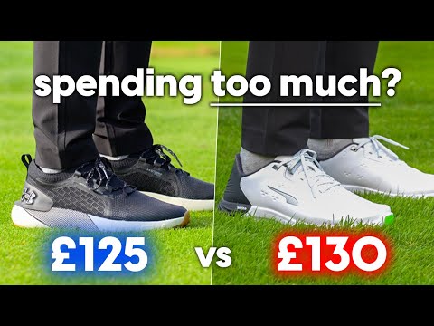 Are you SPENDING TOO MUCH on your golf shoes? (head-to-head test)