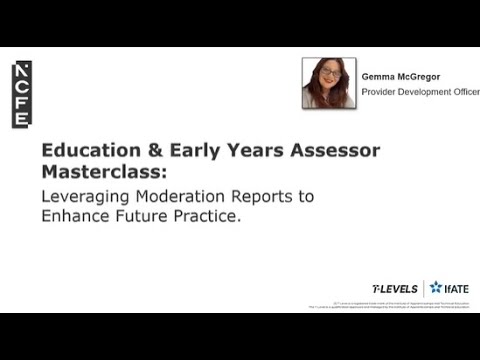 Education & Early Years Assessor Masterclass