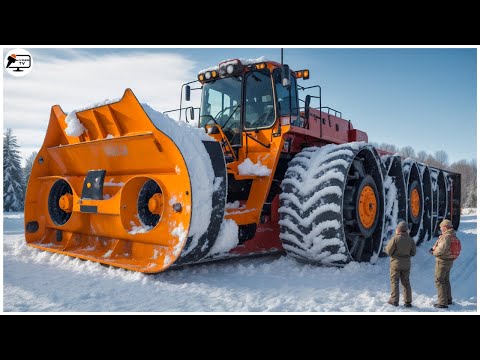 Massive Giants at Work: The Most Powerful Mega Snowplows in Action