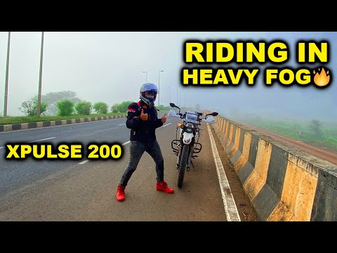 HUBBALLI - DHARWAD TO MAHARASHTRA BORDER | HEAVY FOG XPULSE 200 🔥 | KannadaTravelVlogs #thegeekindia