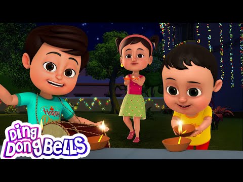 Happy Diwali Song | हैप्पी दिवाली सॉन्ग | Kids Hindi Nursery Rhymes | Ding Dong Bells