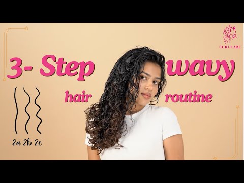 WAVY HAIR: How to wash & style with Curl Care products