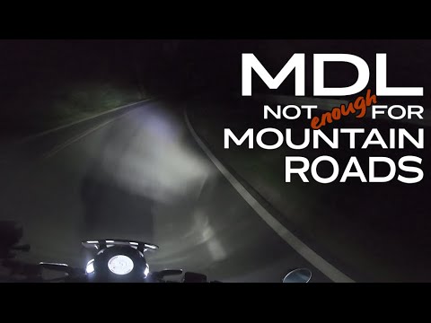 MARILAQUE NIGHT RIDE WITH THE SVARTPILEN 401 - Mini Driving Light enough for the mountain roads?