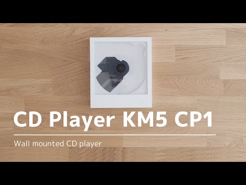 【レビュー】シンプルおしゃれな壁掛けCDプレイヤー　CP1