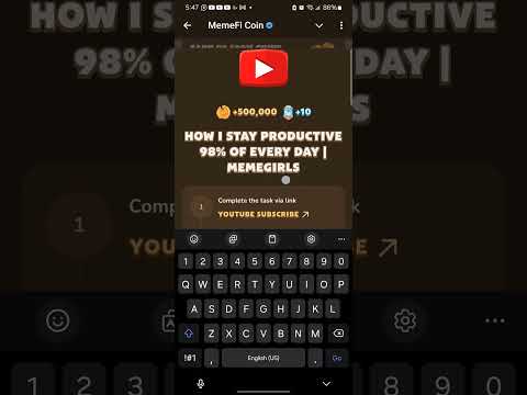 HOW I STAY PRODUCTIVE 98% OF EVERY DAY | MEMEGIRLS Memefi New video code #memefi